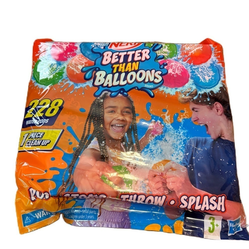 Nerf - Better Than Balloons Water Toys (228 Pods) NEW Hasbro
